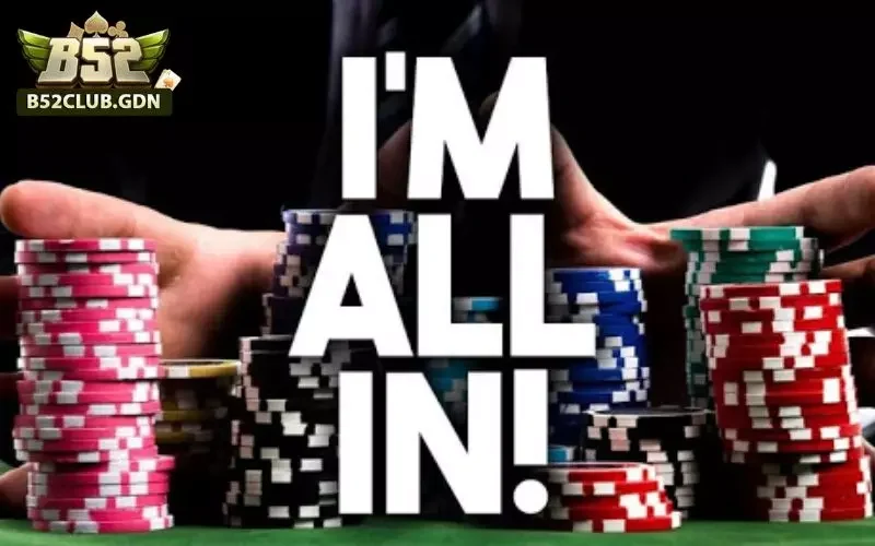 Canh bài khi cược ba cây, nói không với all in